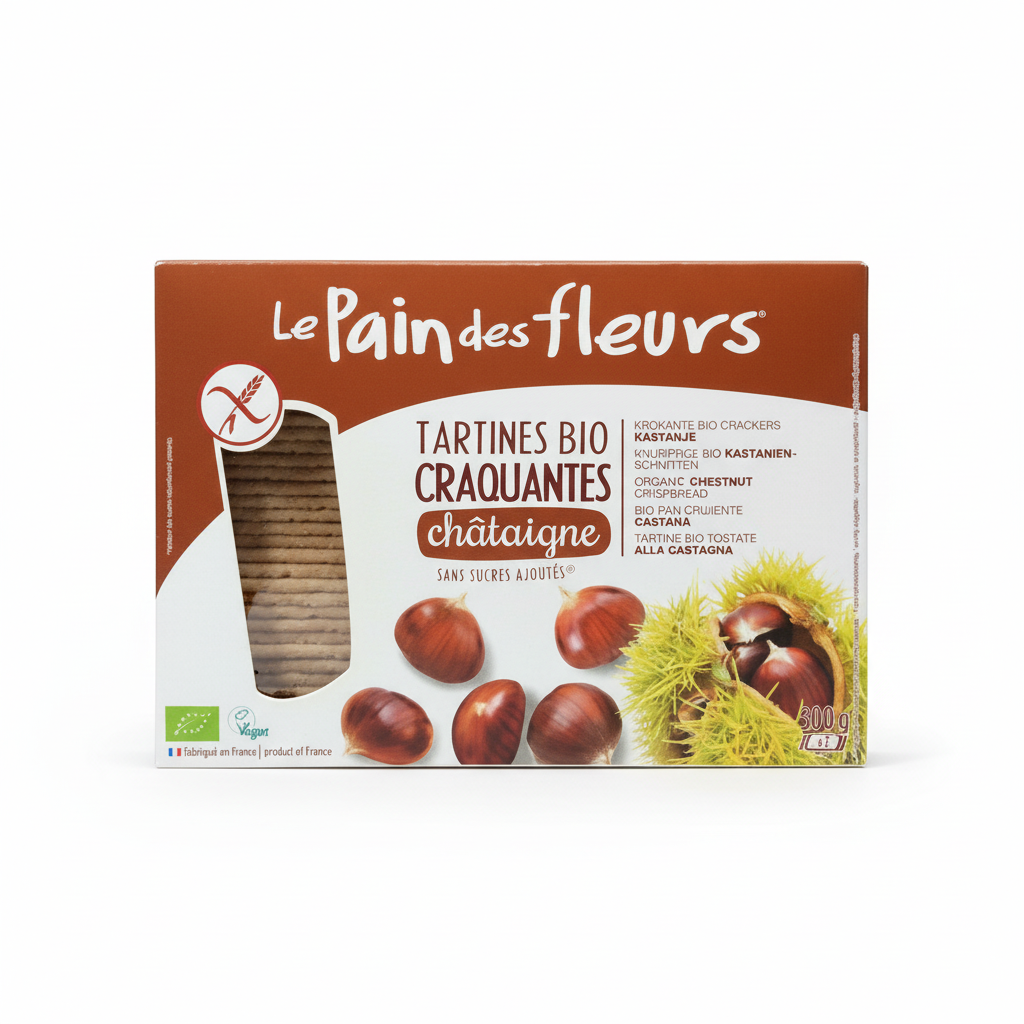 Le Pain Des Fleurs -- Tartine bio châtaigne - 300 g