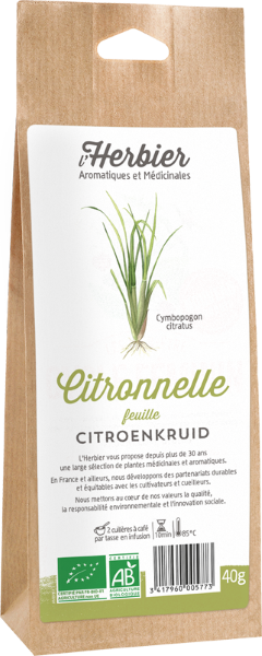 Feuilles de citronnelle bio - 1